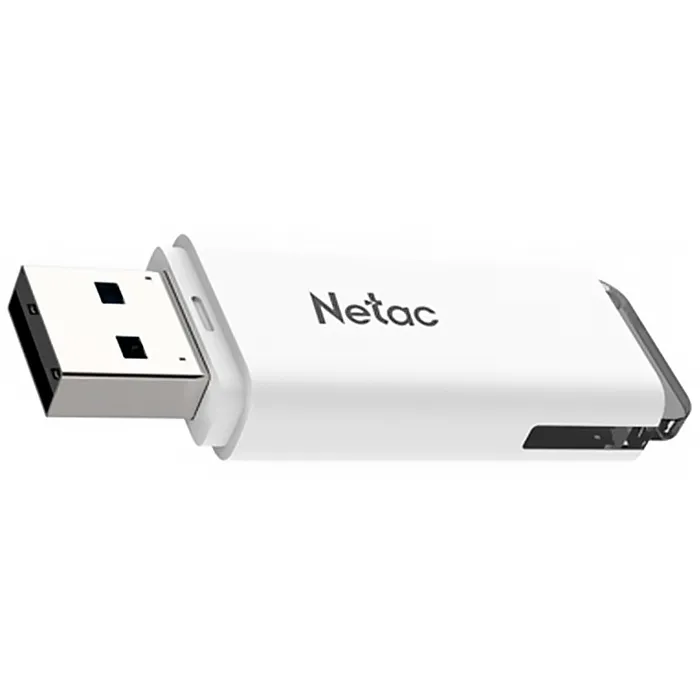 Флеш-накопитель Netac U185 USB 3.0 64GB, белый