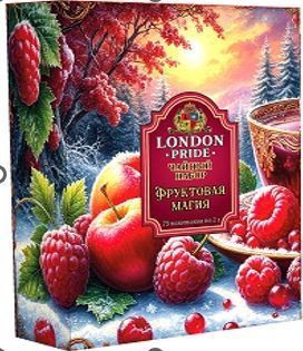 Чайный набор Лондон Прайд «Фруктовая магия» (3*25 пак*2 гр) , 150 гр