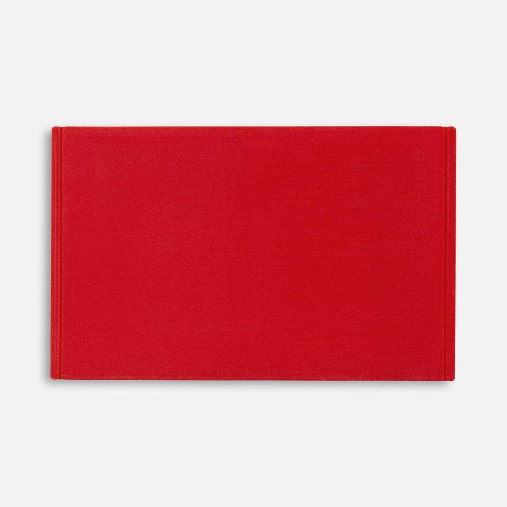 Лейбл из ПВХ Dzeta, ХL, красный