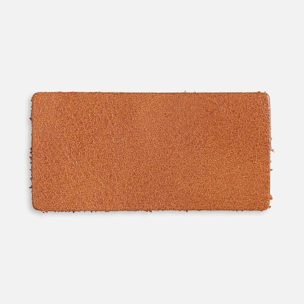 Лейбл кожаный Pasek, XS, горчичный