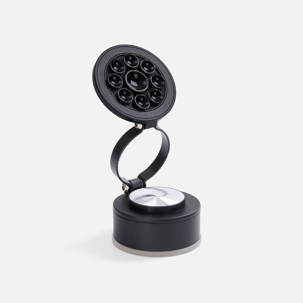 Вакуумная магнитная подставка airFix, черная с серым