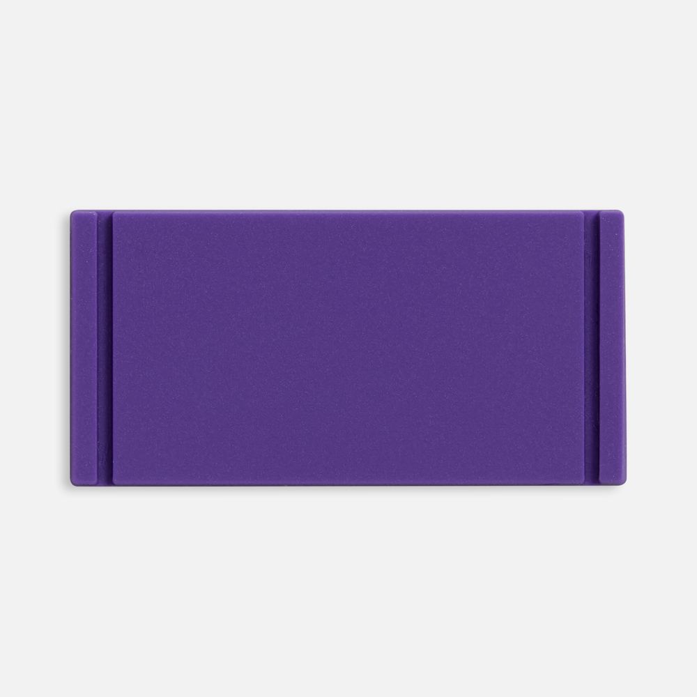 Лейбл из ПВХ Dzeta, XS, фиолетовый