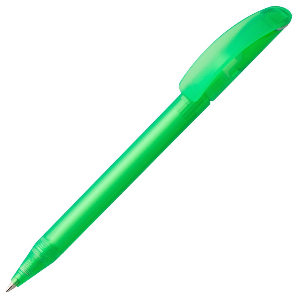 Ручка шариковая Prodir DS3 TFF Ring, светло-зеленая с серым
