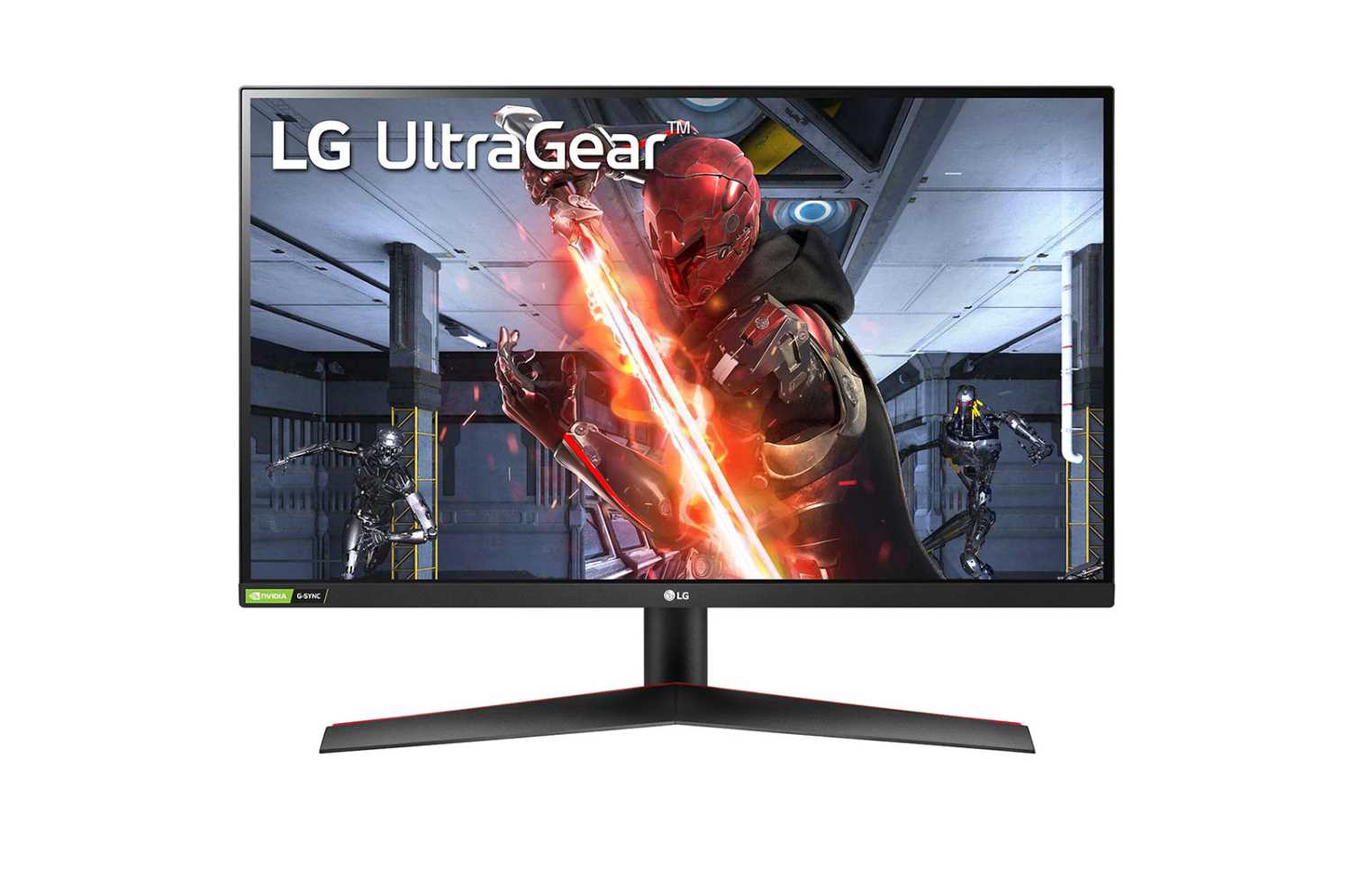 Монитор LCD 27'' 16:9 2560х1440(WQHD) IPS, nonGLARE, 350cd/m2, H178°/V178°, 1000:1, Mega, 1.07B, 1ms, 2xHDMI, DP, Tilt, 2Y, Black-Red