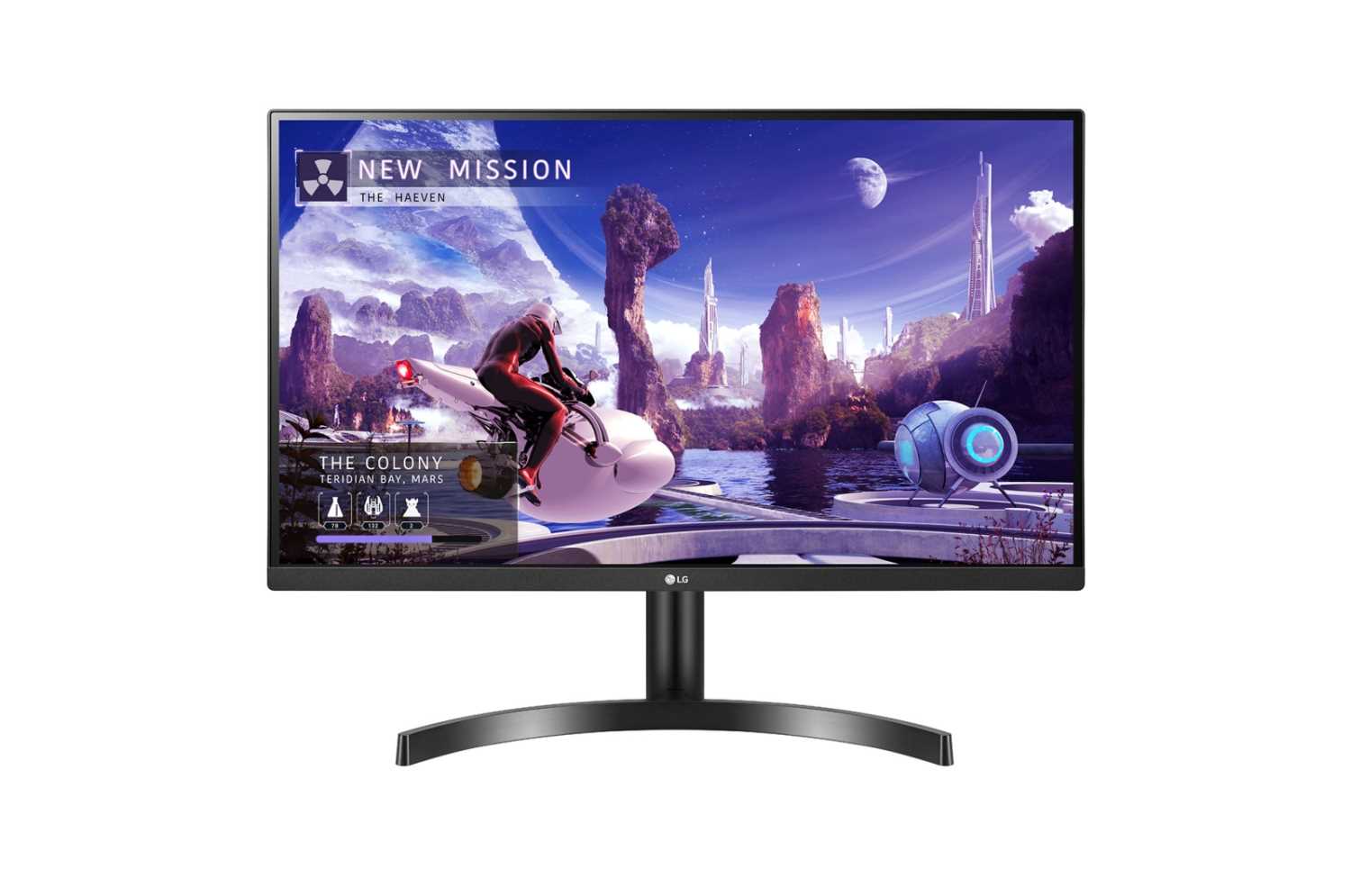 Монитор LCD 27'' 16:9 2560х1440(WQHD) IPS, nonGLARE, 350cd/m2, H178°/V178°, 1000:1, 16.7M, 5ms, 2xHDMI, DP, Tilt, 1Y, Black