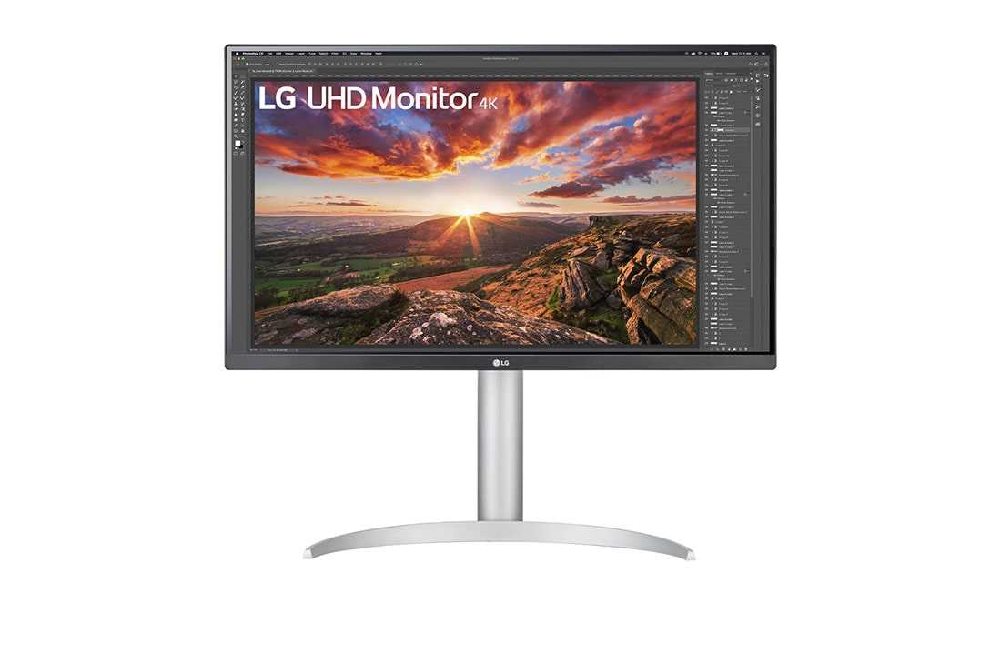 Монитор LCD 27'' 16:9 3840x2160(UHD 4K) IPS, nonGLARE, 75 Hz, 300 cd/m2, H178°/V178°, 1200:1, 16.7M, 5ms, 2xHDMI, 1Y, White