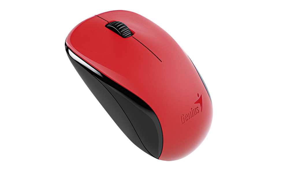 Мышь беспроводная NX-7000 красная (red, G5 Hanger), 2.4GHz wireless, BlueEye 1200 dpi, 1xAA