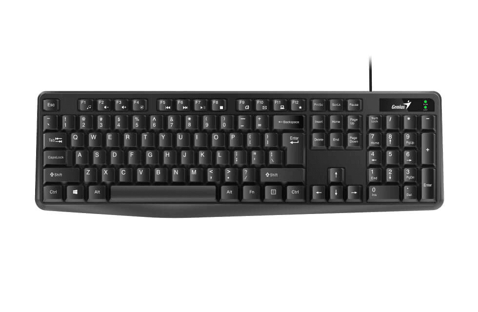 Клавиатура Genius KB-117,RU,USB,Black,1,8 м