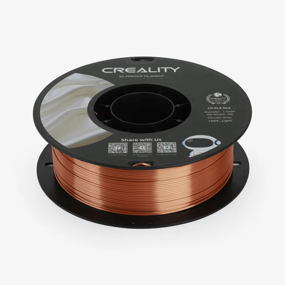 Катушка CR-Silk Red copper пластика Creality 1,75 мм 1кг для 3D принтеров, цвет: красная медь