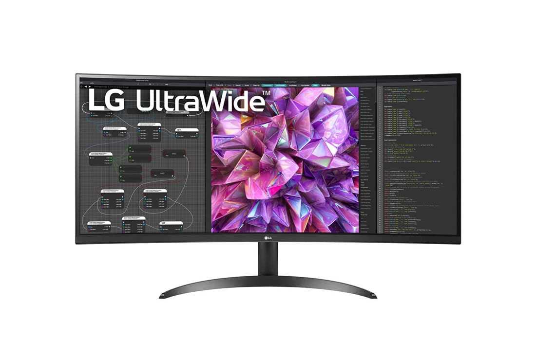 Монитор LCD 34'' 21:9 3440x1440(UWQHD) IPS, Curved, nonGLARE, 60 Hz, 300 cd/m2, H178°/V178°, 1000:1, 1.07B, 5ms, 2xHDMI, DP, Tilt, 1Y, Black