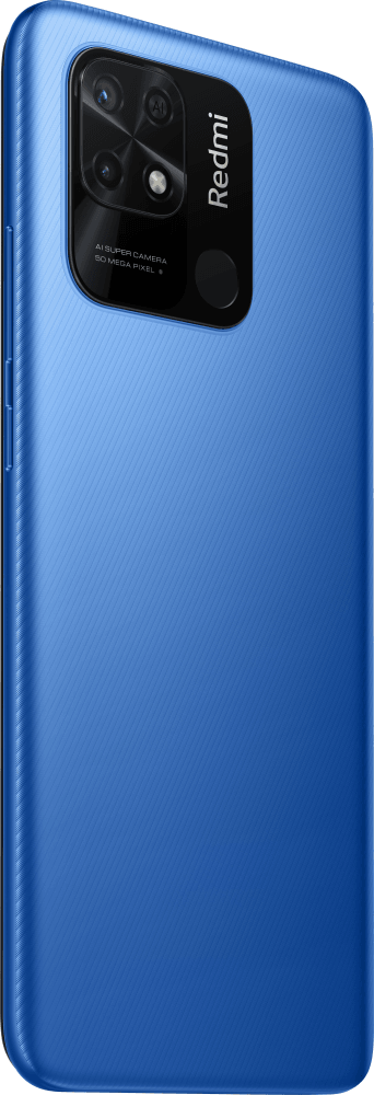 Redmi 10C Ocean Blue (220333QNY), 17,04 см (6.71") 1650 x 720 пикселей, 2.4GHz+1.8GHz, 8 Core, 4 GB, 128 GB, 1 ТБ, 50 МП + 2 МП/5Mpix, 2 Sim, 2G, 3G, LTE, BT v5.0, WiFi 802.11 a/b/g/n/ac, NFC, A-GPS, GALILEO, BEIDOU, GLONASS, GPS, Type-C, 5000 mAh, Androi