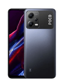 POCO X5 5G Black (22111317PG), 16,9 cm (6.67") 20:9 2400 x 1080, 2x2.2 ГГц Cortex-A76 6x1.7 ГГц Cortex-A55, 8 Core, 6 GB, 128 GB, 48 МП+8 МП+2 МП/13Mpix, 2 Sim, 2G, 3G, LTE, BL v5.1, WiFi 802.11 a/b/g/n/ac, NFC, A-GPS, GALILEO, BEIDOU, GLONASS, GPS, Type-