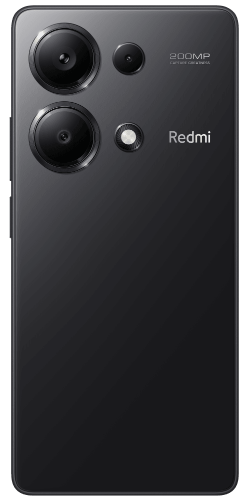 Redmi Note 13 Pro Midnight Black (23117RA68G), 16,9 cm (6.67") 20:9 2400 x 1080, 2х2.8 ГГц + 6х2.0 ГГц, 8 Core, 12 GB, 512 GB, 200 МП/16Mpix, 2 Sim, 5.2, Wi-Fi, NFC, GPS / A-GPS, ГЛОНАСС, Galileo, Beidou, Type-C, 5000 mAh, 187g, 161 ммx75 ммx8 мм