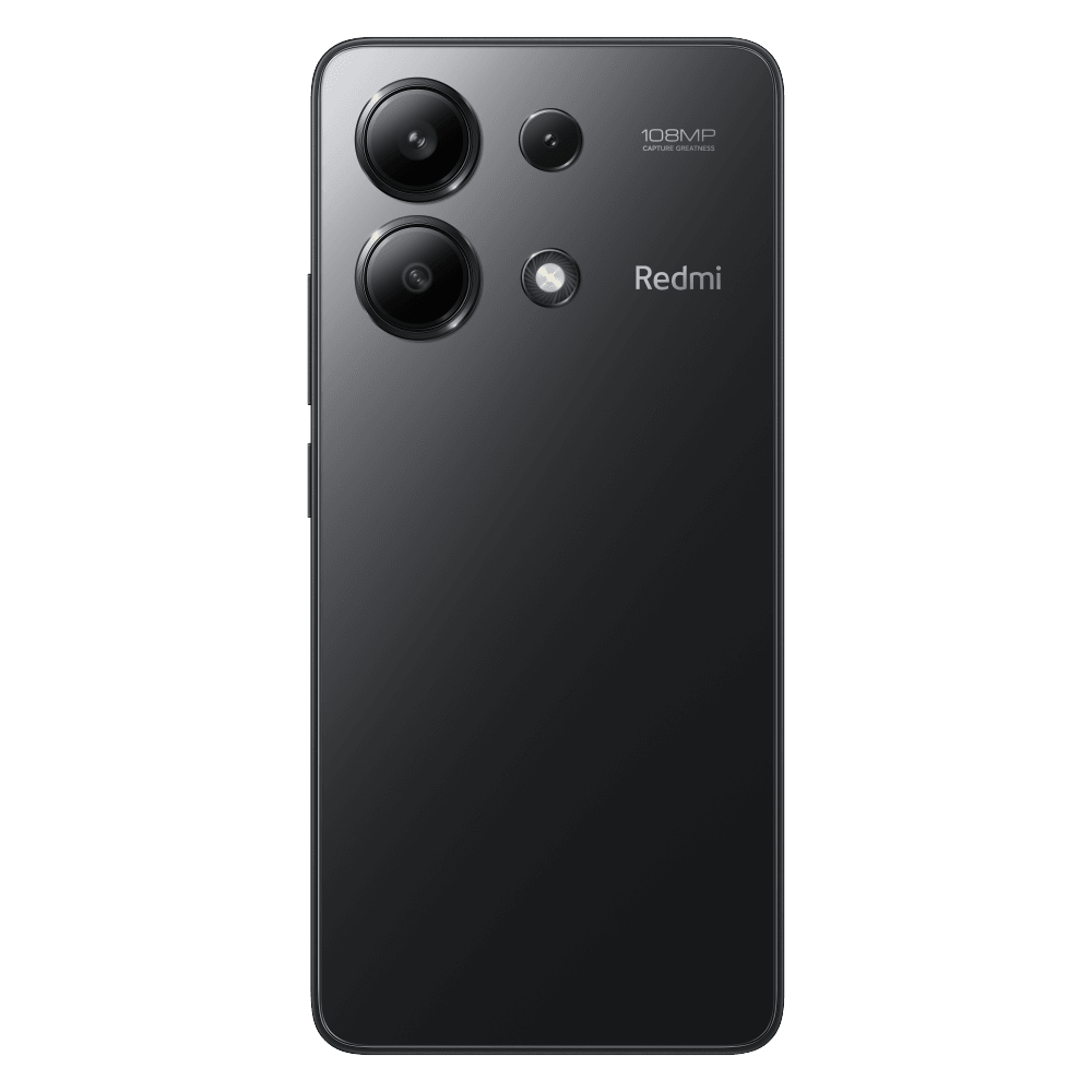 Redmi Note 13 Midnight Black (23124RA7EO), 16,9 cm (6.67") 20:9 2400 x 1080, 4 x 2.8 ГГц + 4 x 1.9 ГГц, 8 Core, 6 GB, 128 GB, 108 МП+ 8 МП + 2 МП/16Mpix, 2 Sim, BL v5.1, Wi-Fi, NFC, GPS / A-GPS, ГЛОНАСС, Galileo, Beidou, Type C (USB OTG), 5000 mAh, 188g, 