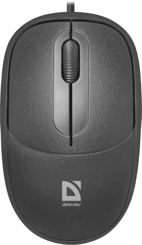 Проводная оптическая мышь Defender 52980 Datum MS-980 черный,3 кнопки,1000dpi