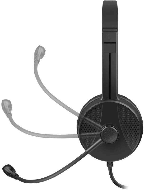 Компьютерная гарнитура Defender 63164 Tune 160 черный, провод 1.8 м