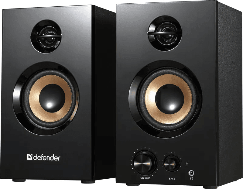 Акустическая 2.0 система  Defender 65419 Aurora S20 20 Вт, деревянный корпус, 230В