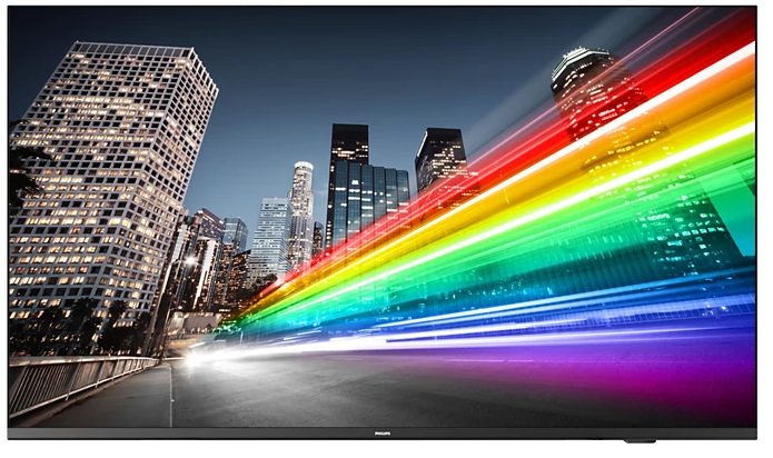 Телевизор профессиональный 65" 16:9 3840x2160(UHD 4K), 350 cd/m2, H178°/V178°, 1200:1, 3xHDMI, RJ-45,  2xUSB Type A, Speakers, WiFi, Android 9, 18/7, 3Y, Black