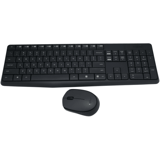 Комплект беспроводной Logitech MK235 (клавиатура+мышь) КИРИЛИЦА (арт. 920-007949, M/N: Y-R0036 / M-R0060 / C-U0010)
