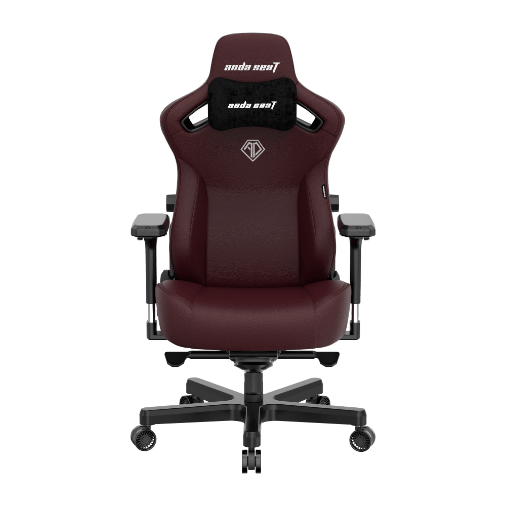 Кресло игровое Anda Seat Kaiser 3, цвет бордовый, размер XL (180кг), материал ПВХ (модель AD12)