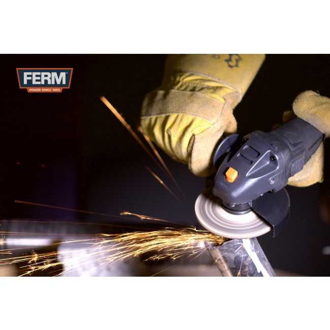 УШМ FERM AGM1087, 125 мм., 850 Вт., 12000 об.мин., коробка