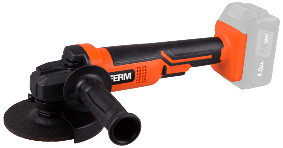 Акк. углошлифмашина Li-Ion 20 В Solo (без акк. батареи и ЗУ), 20В, 8000 об.мин., диск 125 мм.