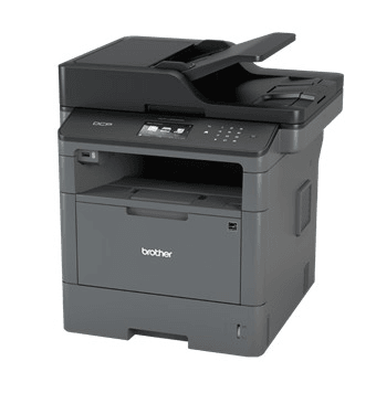 МФУ лазерное Brother DCP-L5500DN (A4, ч/б, принтер/копир/сканер, 40 стр/мин, 256Мб, печать 1200x1200, скан. 1200x1200, 1х250л. + 50л. обходой, Duplex, ADF, Ethernet, USB, пусковой тонер. РМ:TN-3430, TN-3480, DR-3400)
