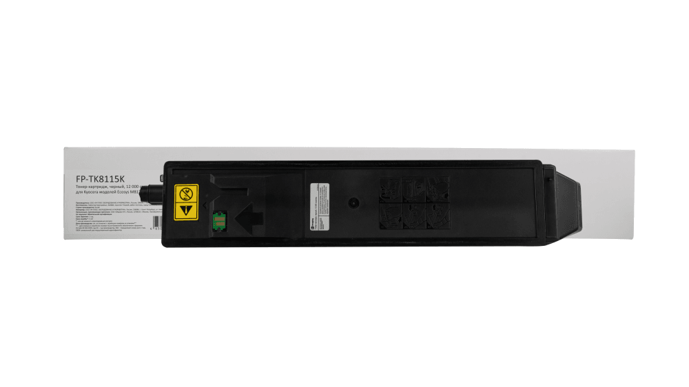 Тонер-картридж F+ imaging, черный, 12 000 страниц, для Kyocera моделей Ecosys M8124cidn/M8130cidn (аналог TK-8115K /1T02P30NL0), FP-TK8115K