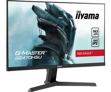 Монитор игровой 23.8'' 16:9 1920х1080(FHD) IPS, 165 Hz, 250cd/m2, 1100:1, 80M:1, 0,8 ms, HDMI, DP, USB-Hub, Tilt, Speakers, Black