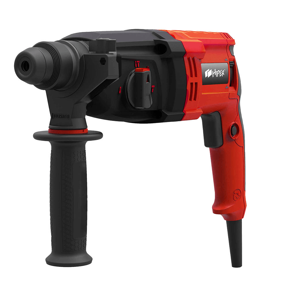 Перфоратор электрический HIPER HRH800A (800 Вт, 2.6 Дж, 3 режима, 0-1250 об/мин, универсальный патрон SDS+, кейс)