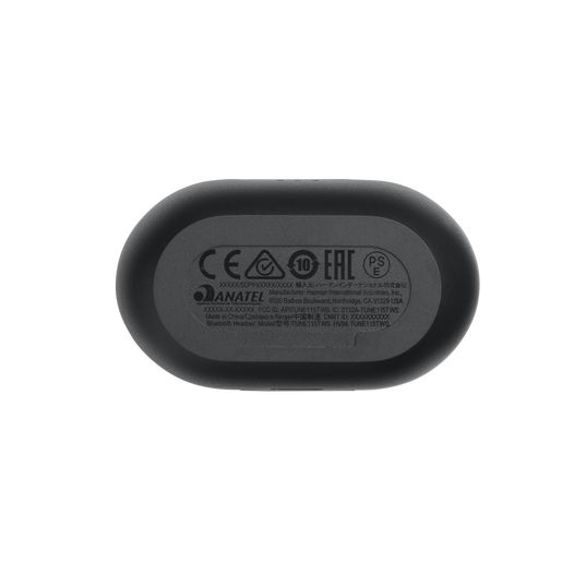 Беспроводные внутриканальные наушники JBLT115TWSBLK, черный