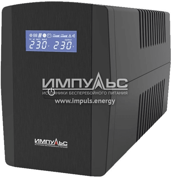 ИБП ЮНИОР СМАРТ 1500, Интерактивная, 1500 ВА / 900 Вт, Tower, IECx6, LCD, USB, RJ11/RJ45