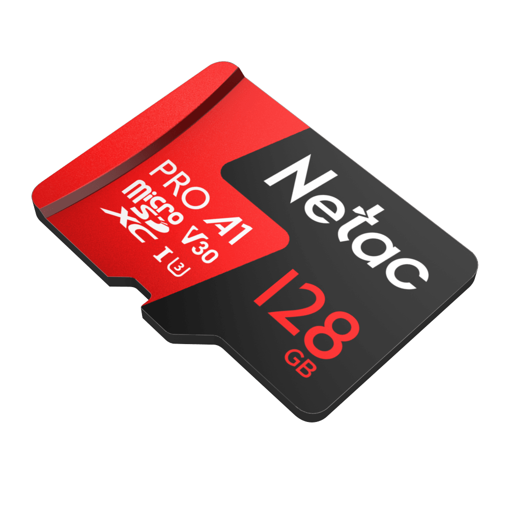 Карта памяти Netac MicroSD P500 Extreme Pro 128GB, Retail version card only