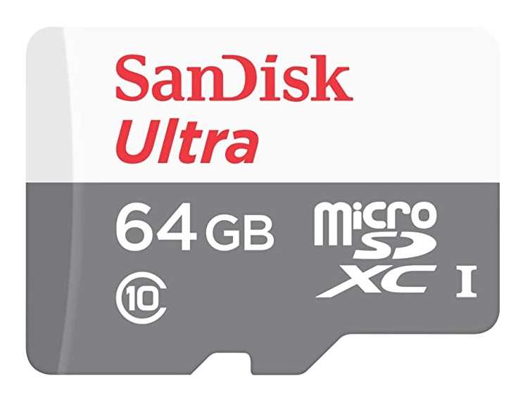 Карта памяти SanDisk Ultra® 64GB microSDXC 100MB/s Class 10 UHS-I