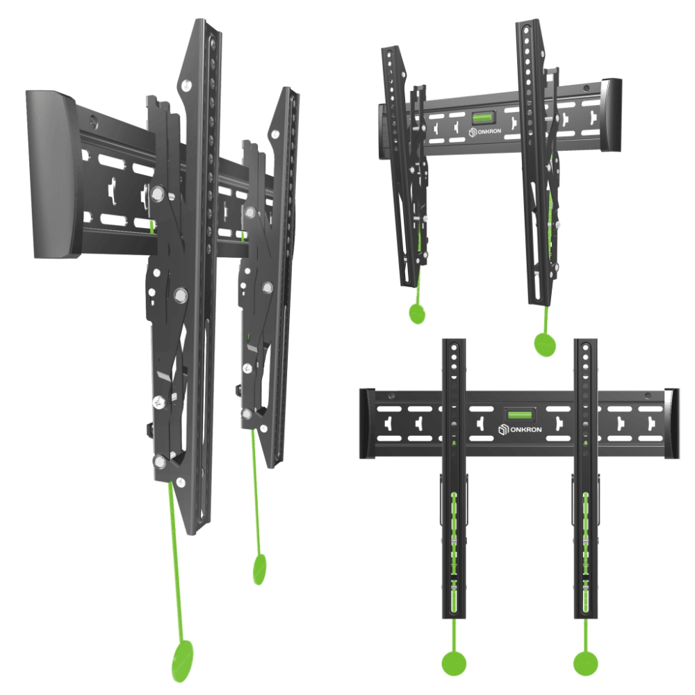 ONKRON кронштейн для телевизора 32"-70" наклонный, чёрный TM5