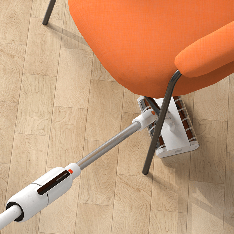 Беспроводной вертикальный пылесос deerma Wireless Vacuum Cleaner VC55 White, 130W, Number of Modes: 2, Dust Tank Volume: 0.3L, Noise Level: 78dB, Battery Capacity: 2500mAh, Working Time: 20min, Charging Time: 3h