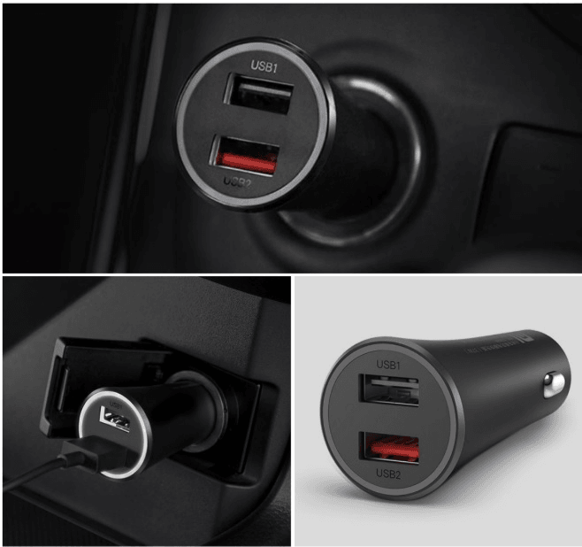 Устройство зарядное автомобильное Mi 37W Dual-Port Car Charger CC06ZM (GDS4147GL)