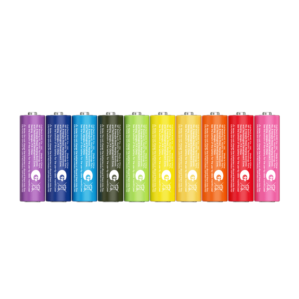 Батарейки щелочные Xiaomi AAA Rainbow Batteries (10 Count) LR03 (BHR5394GL)