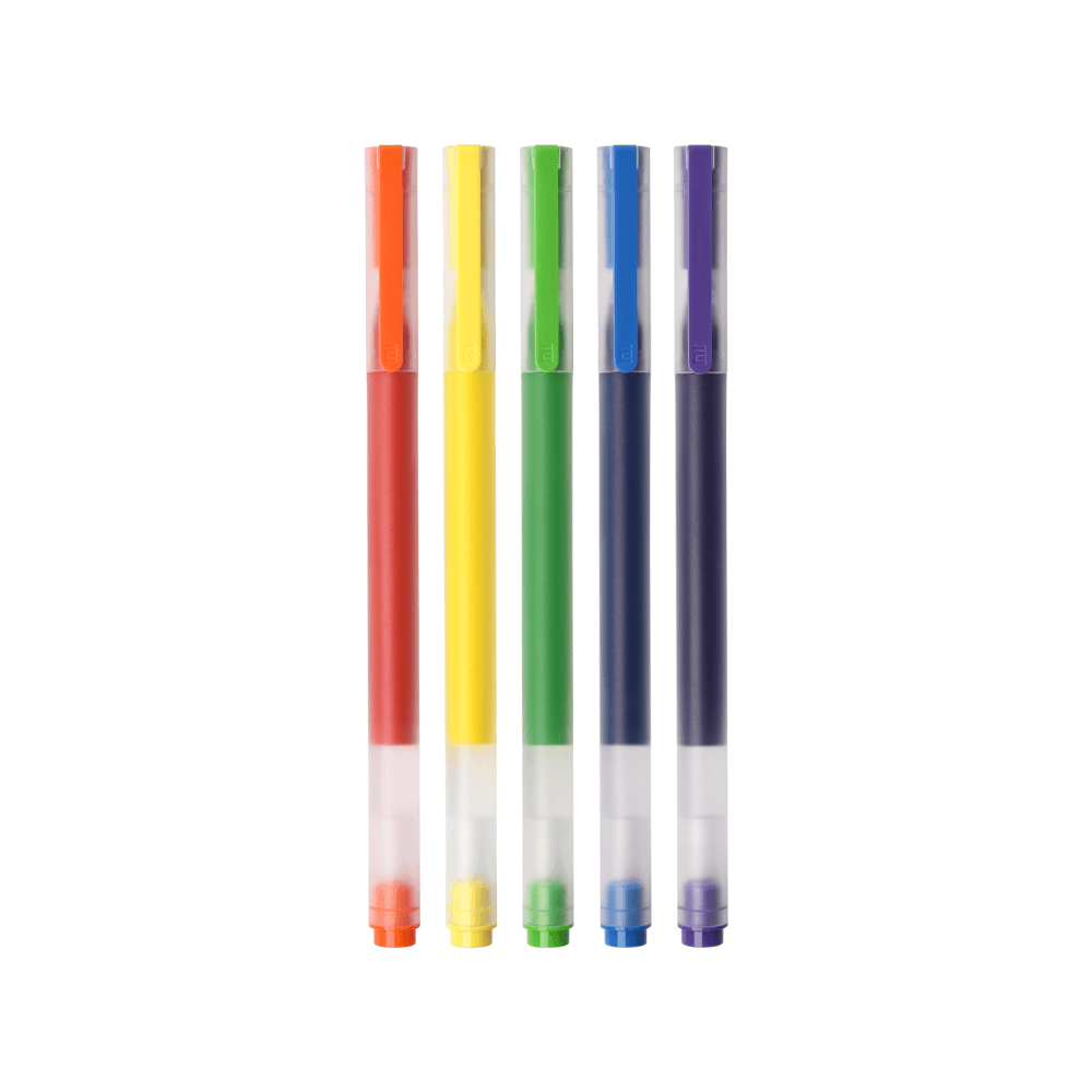 Ручка гелевая Xiaomi High-capacity Gel Pen (5-pack) Color MJZXB03WCHW (BHR8860GL)