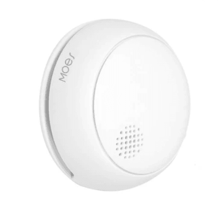 Датчик обнаружения дыма Moes ZigBee Photoelectric Smoke Alarm (Smart Smoke Detector) белый модели HS2SA-1