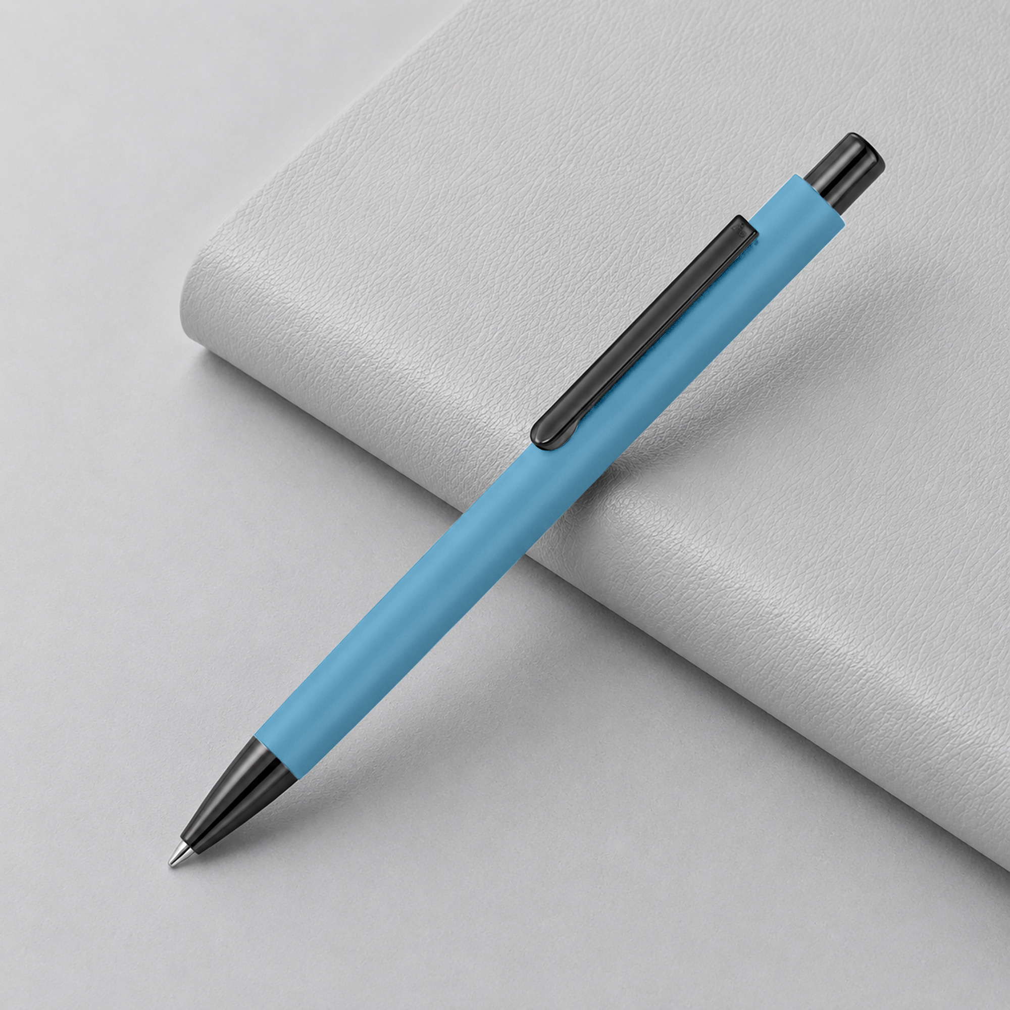 Металлическая шариковая ручка Ellipse gum soft touch с зеркальной гравировкой