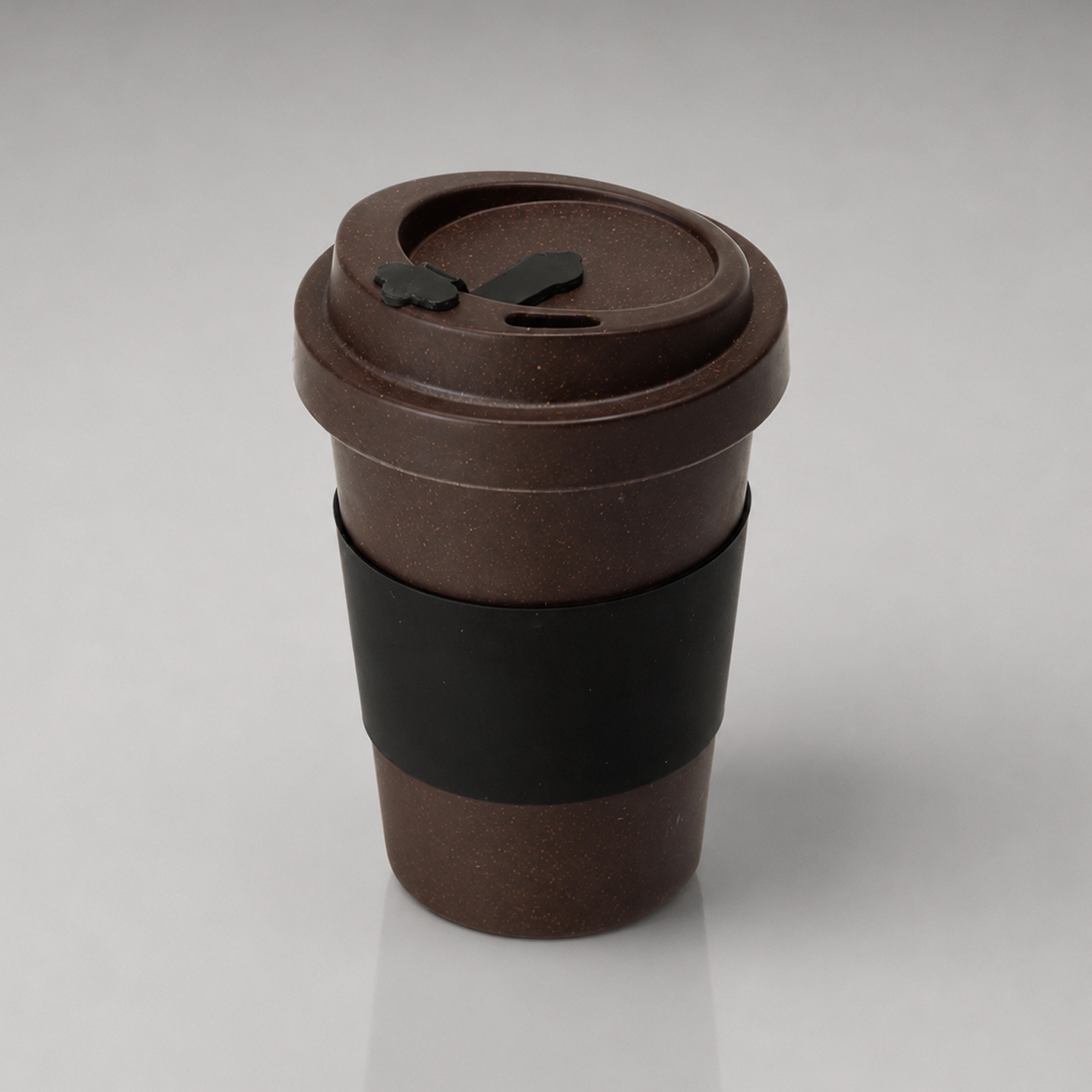 Стакан из кофе с силиконовой манжетой Latte