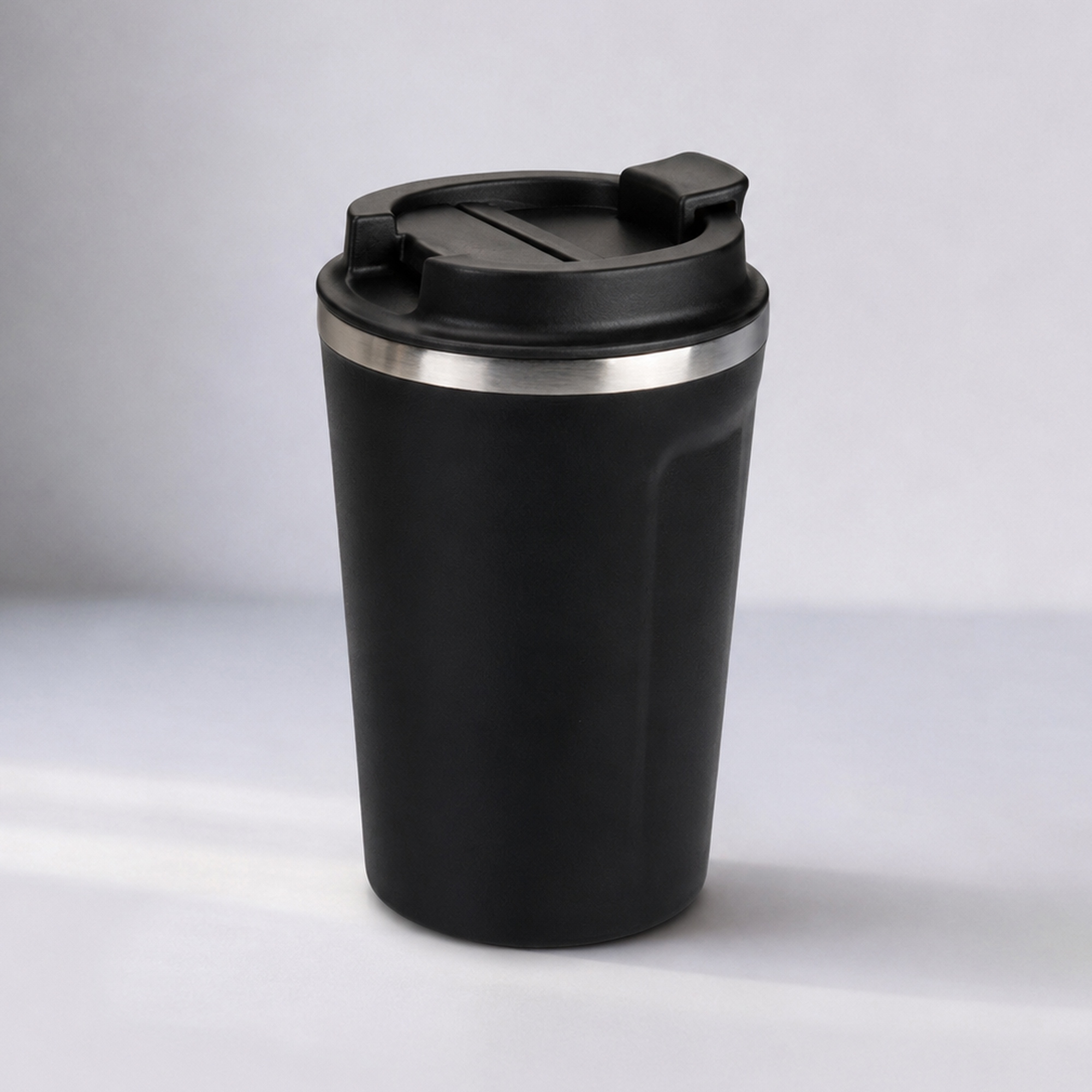 Термокружка CAFe COMPACT, 380 мл, черный