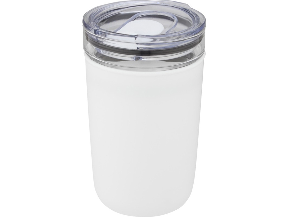 Стеклянная кружка Bello с внешней стенкой из переработанного пластика