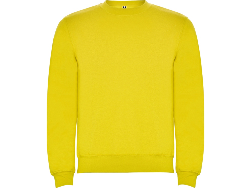 Свитшот с начесом Clasica унисекс, желтый