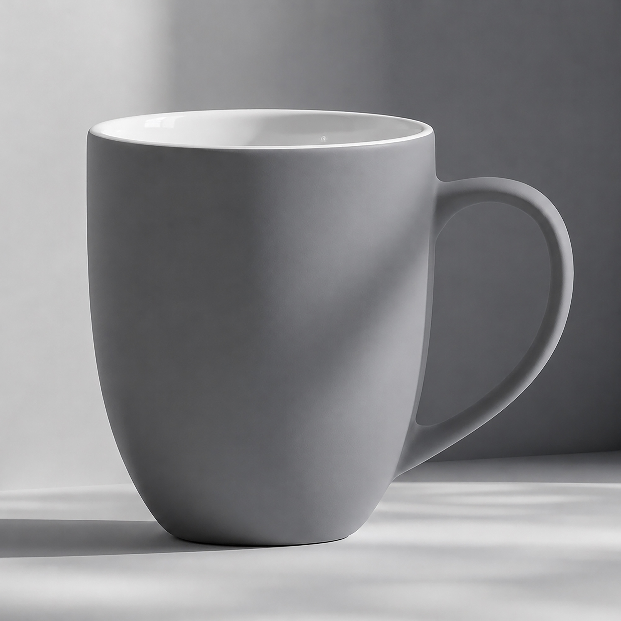 Кружка с покрытием soft-touch Tulip Gum, средне-серый NEW Cool gray 7C