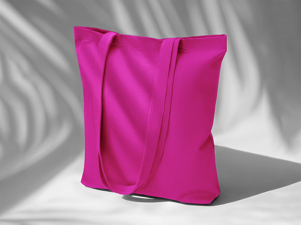 Сумка из плотного хлопка Carryme 220, фуксия 233C NEW