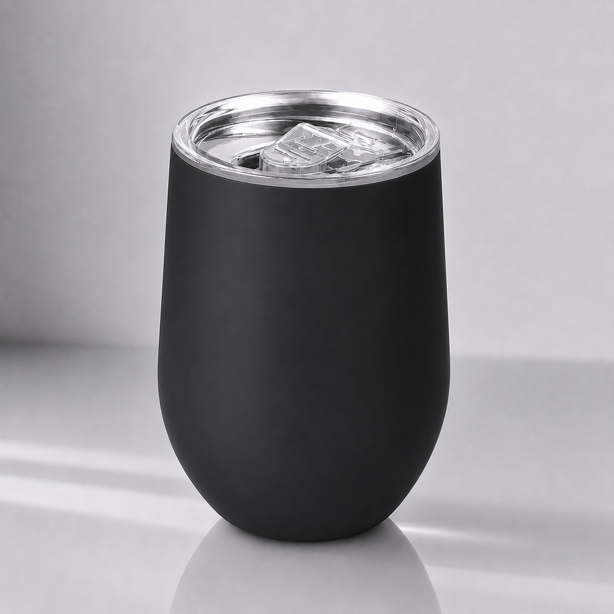 Термокружка Vacuum mug C1, soft touch, 370мл, черный
