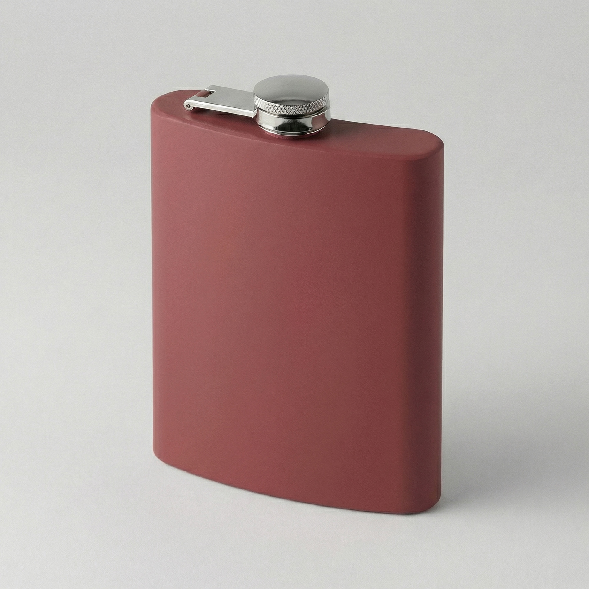 Фляжка 240 мл Remarque soft touch, 304 сталь, бургунди