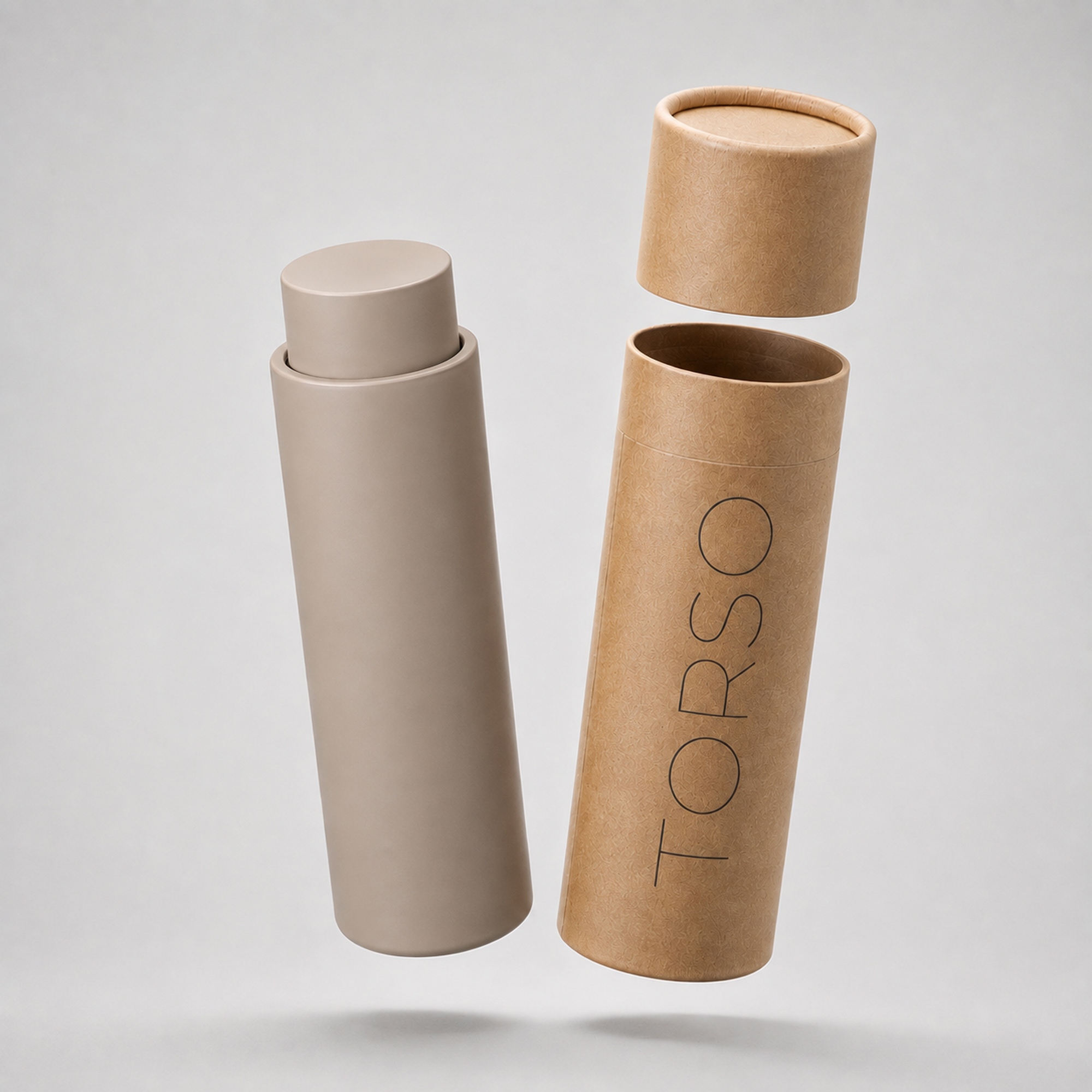 Вакуумный термос с двойными стенками и медным слоем Torso, 480 мл, бежевый